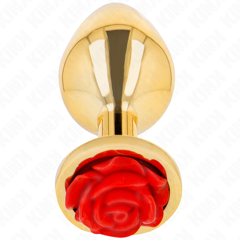 Kink - Plug Anal Or Rose Rouge Taille S